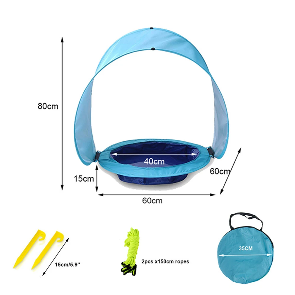 

Summer Baby Beach Tent Kids Outdoor UV Protection Rain-proof Shelter Pop Up sun Awning Tent Children Sunshelter with Pool
