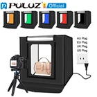 Лайтбокс PULUZ для фотостудии, 40 см, настольный светильник тбокс для фотосъемки, комплект софтбоксов для фотосъемки, 6 цветов фонов, лайтбокс со светодиодной подсветильник кой