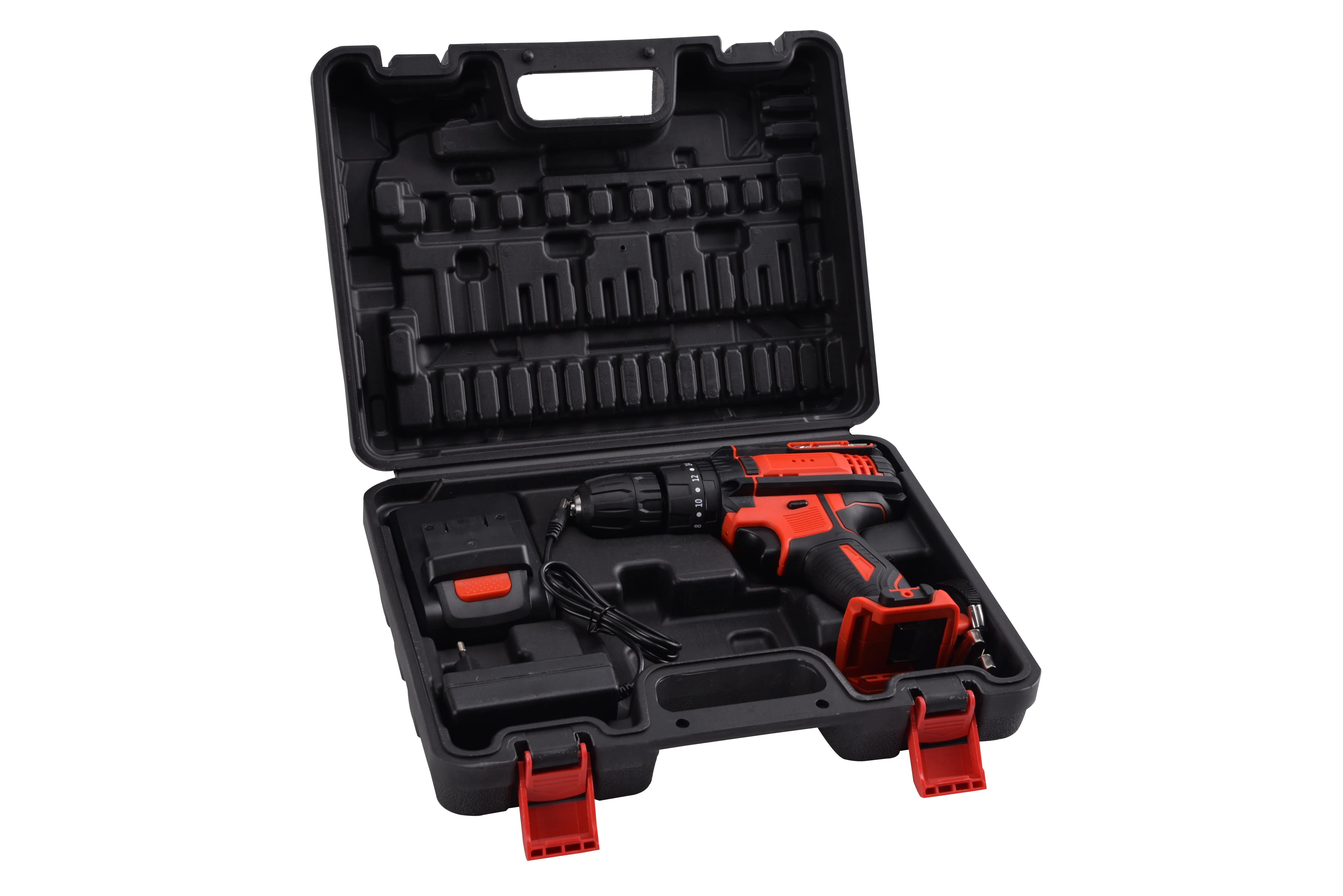 Пластиковый ящик для электрической дрели и отвертки 25 в 21 в|Аксессуары