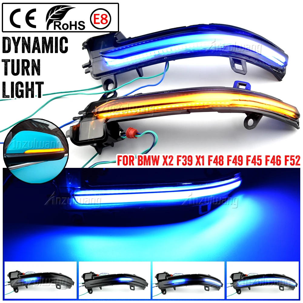 

Dynamic Blinker Turn Signal LED light for X2 X1 F48 F49 2 series F45 F46 F52 1 series Sedan 2016 2017 2018