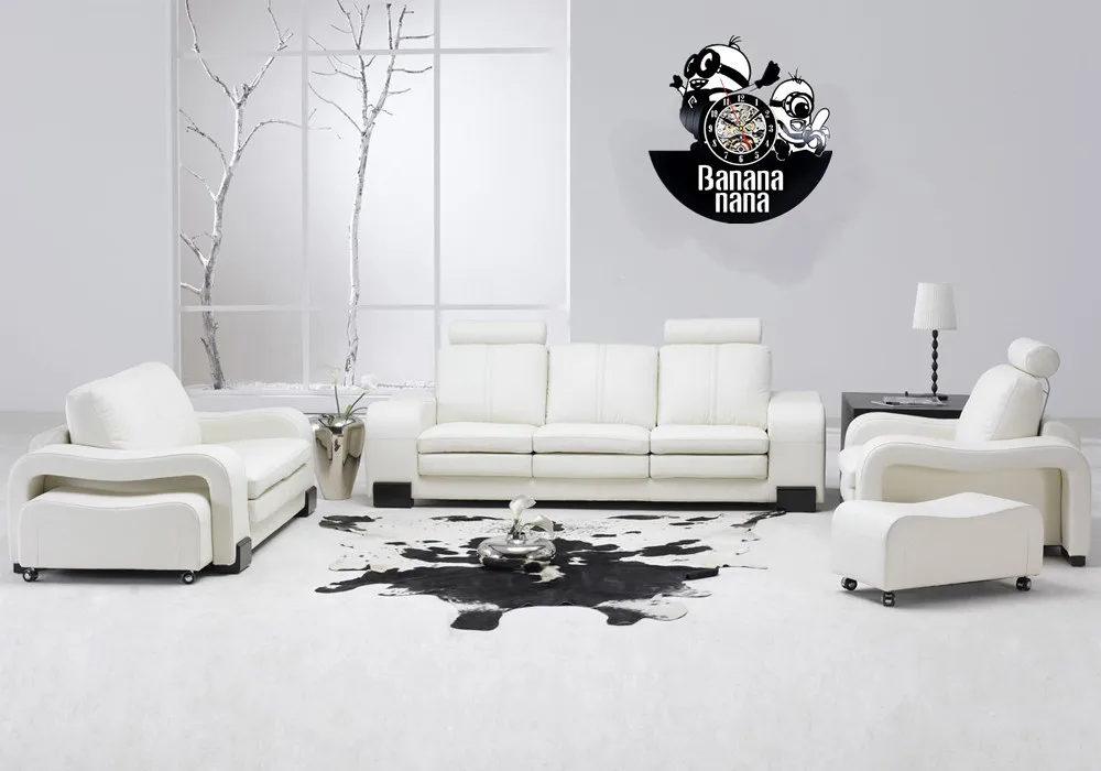 Minions theme decoration gift Vinyl wall clock | Wall Clocks