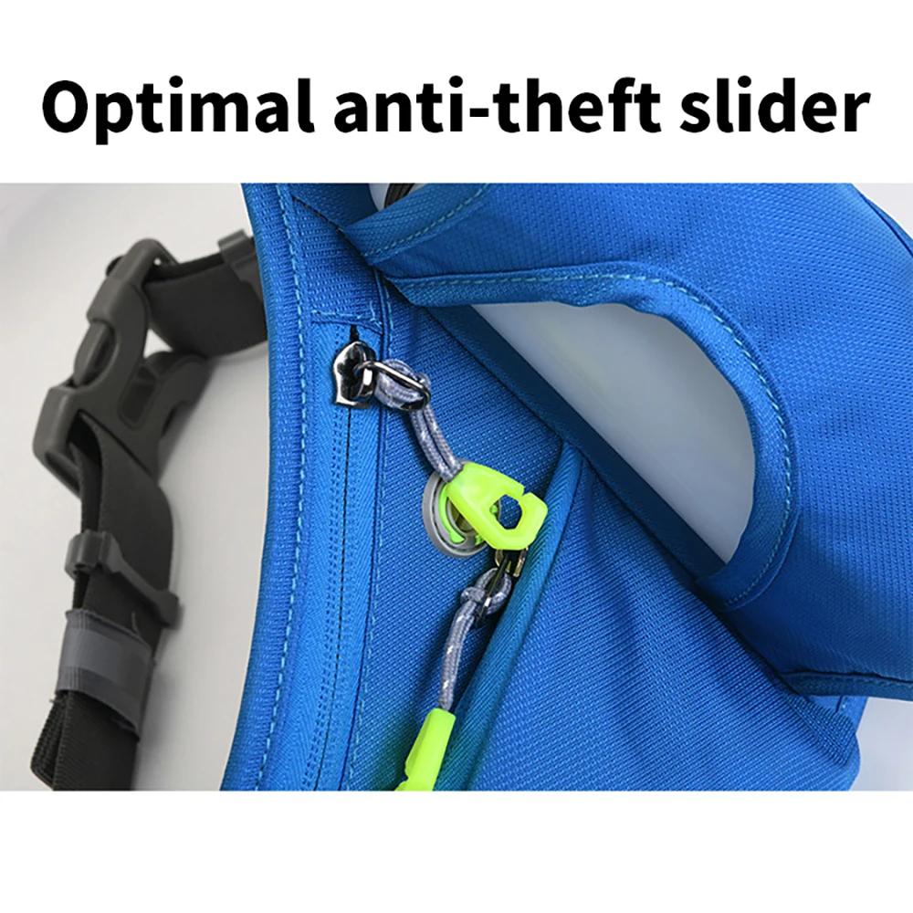 Outdoor Men And Women Fashion Solid Color Mountaineering Fitness Pockets Sports Water Bottle Water Bottle Running Pockets