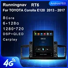 Runningnav для TOYOTA Corolla E120, 2013, 2014, 2015, 2016, 2017, Tesla, Android, автомобильное радио, мультимедийный видеоплеер, навигация GPS