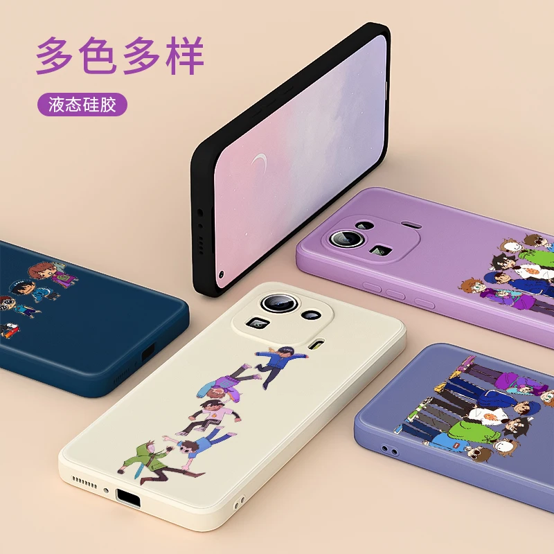 

Dream Smp Team For Xiaomi Mi Mix 4 3 11 10 9 5G Ultra Pro Lite Youth X S Liquid Silicone Soft Cover Phone Case