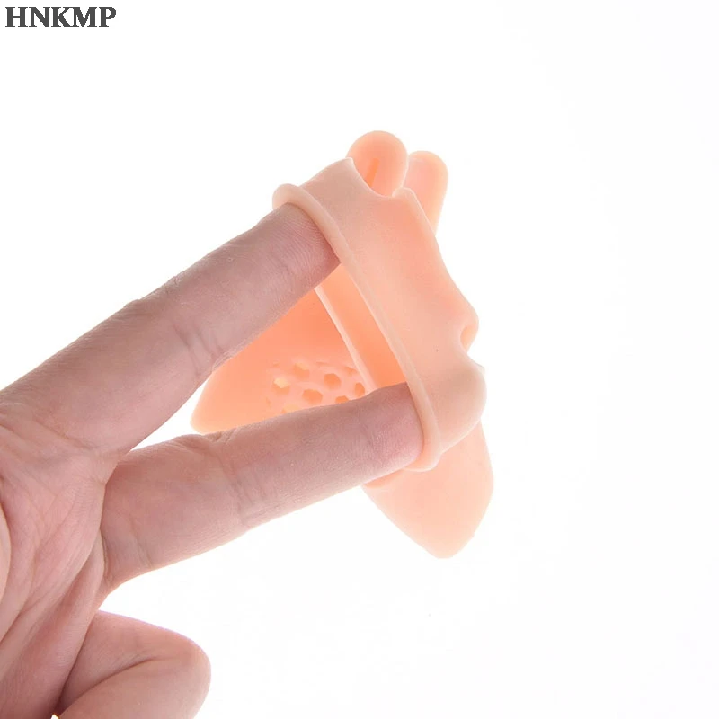

1 Pair Feet Foot Care 2 Hole Silicone Double Ring Bunion Toe Extractor/bigfoot Orthopaedic/big Toe Pronator