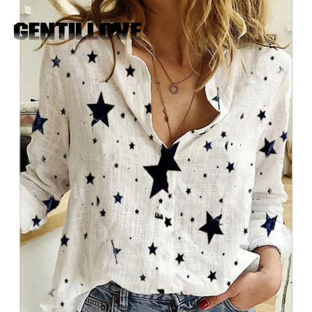 

Women Casual Long Sleeve Butterfly Floral Printing Blouses Cotton Loose T-Shirt Vintage Tops Elegant Tunic Fashion Female