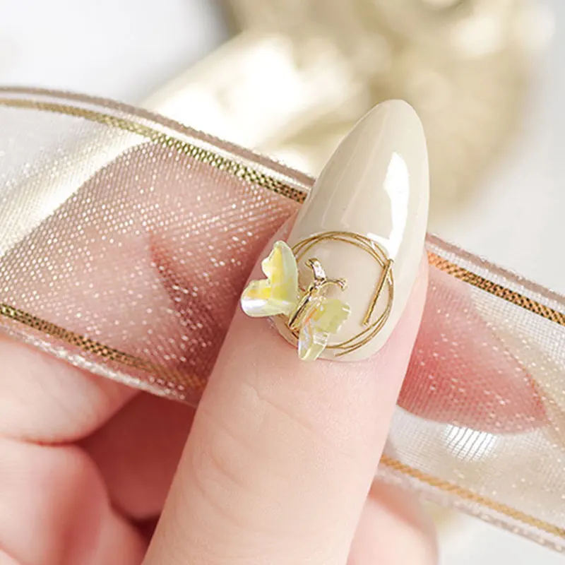 

Luxury Crystal Stone 3D Butterfly Manicure Zircon Nail Shinning Rhinestones Jewelry Design Nail Art Decor Diamond Nail Decor