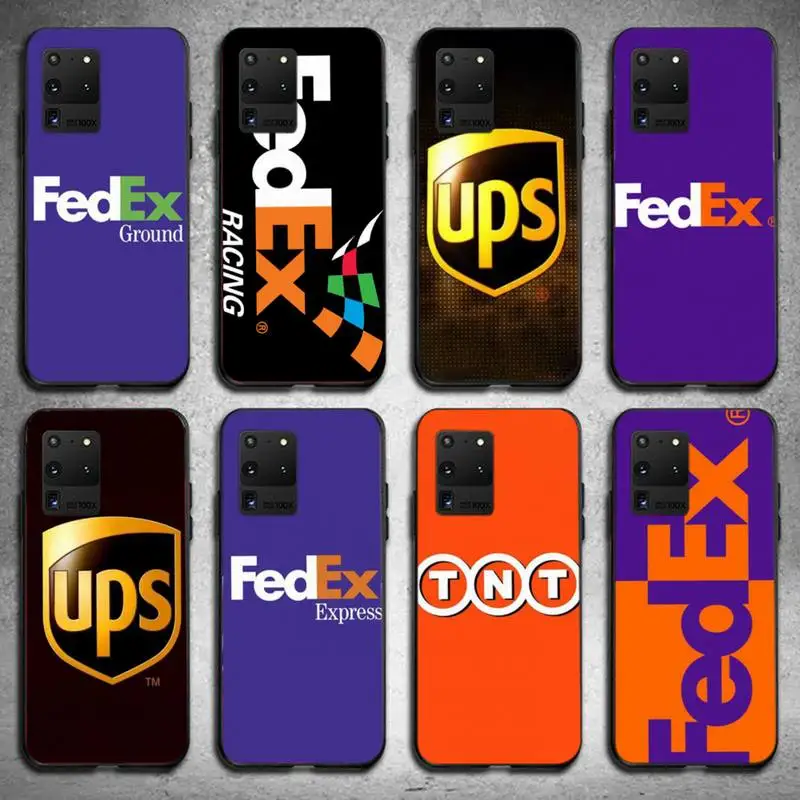 

Express TNT UPS Soft Phone Case For Samsung A 9 10 20 30 40 M20 S 30 31 J5prime 6 7 Plus M11