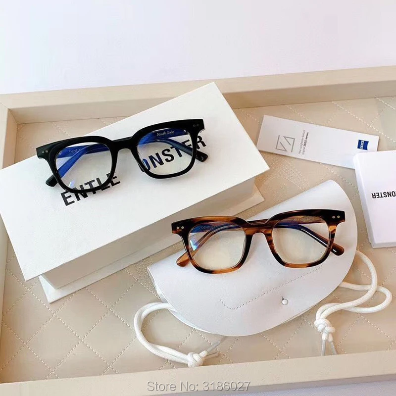 

Korea Brand Eyeglasses Frame Optical Frames Acetate Eyeglasses Prescription GM glasses Women Men GENTLE South side myopia frames