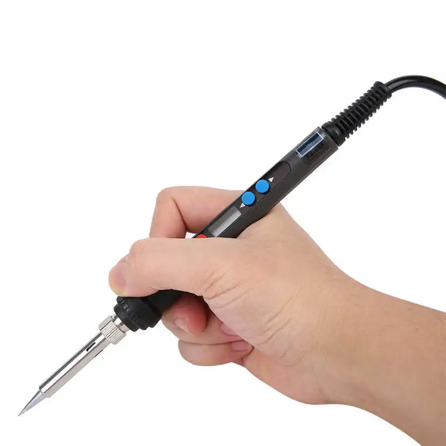 PX-998 220 в 90 Вт Электрический паяльник с постоянной температурой ЖК-дисплей