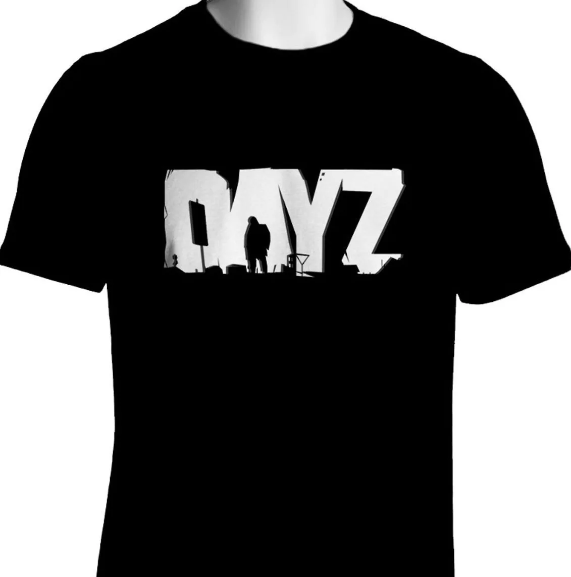 Крутая Мужская футболка с коротким рукавом черная Dayz топ для игр новая