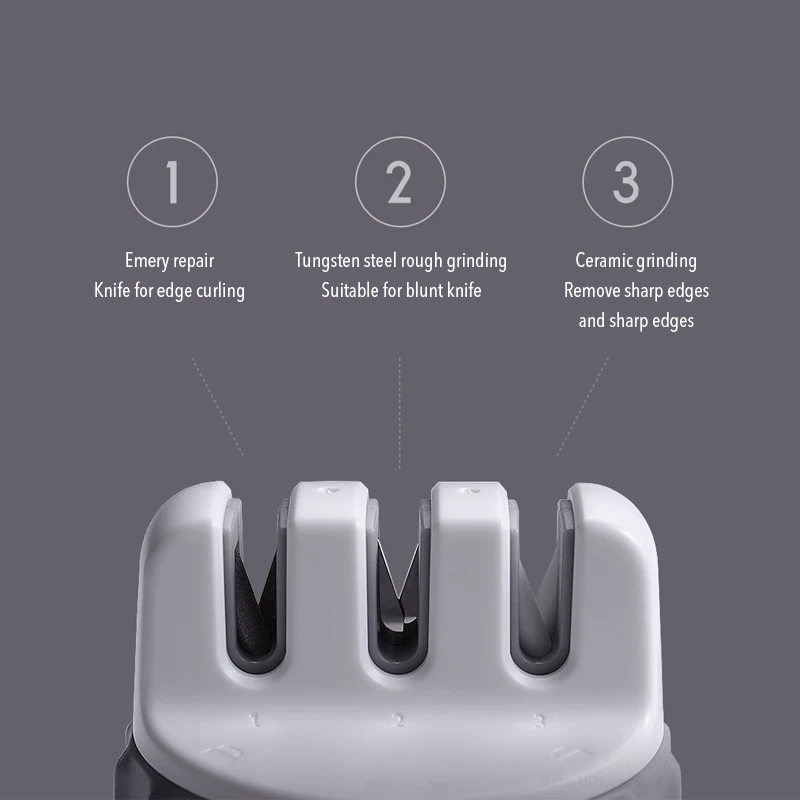 Xiaomi Mijia Huohou мини Заточка камня острый Портативный Одной Рукой заточка для кухни