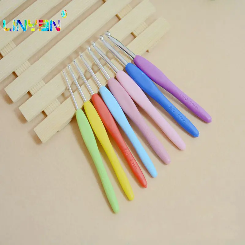 8 шт. металлические крючки для вязания t82|hook silver|needle injectorneedle flower |