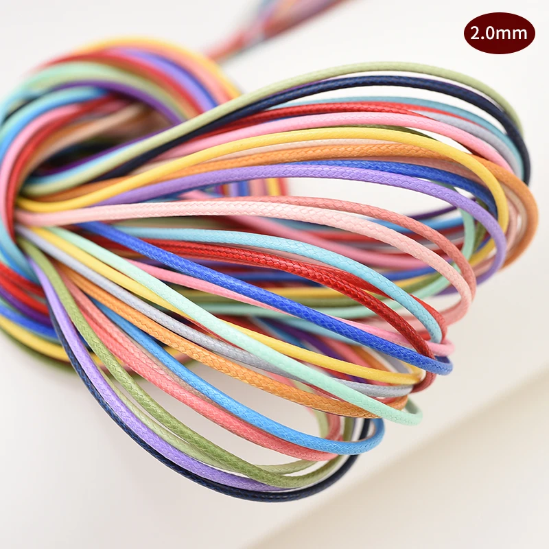 10 метров * 5 шт. диаметр 2 мм плетеная проволока материал плоская вощеная нить для