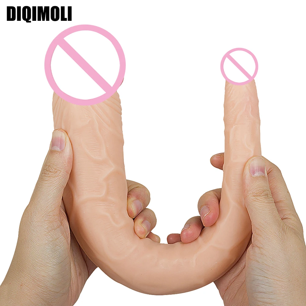 14 17 дюйма супер длинные двойные фаллоимитаторы огромный двойной член мягкий