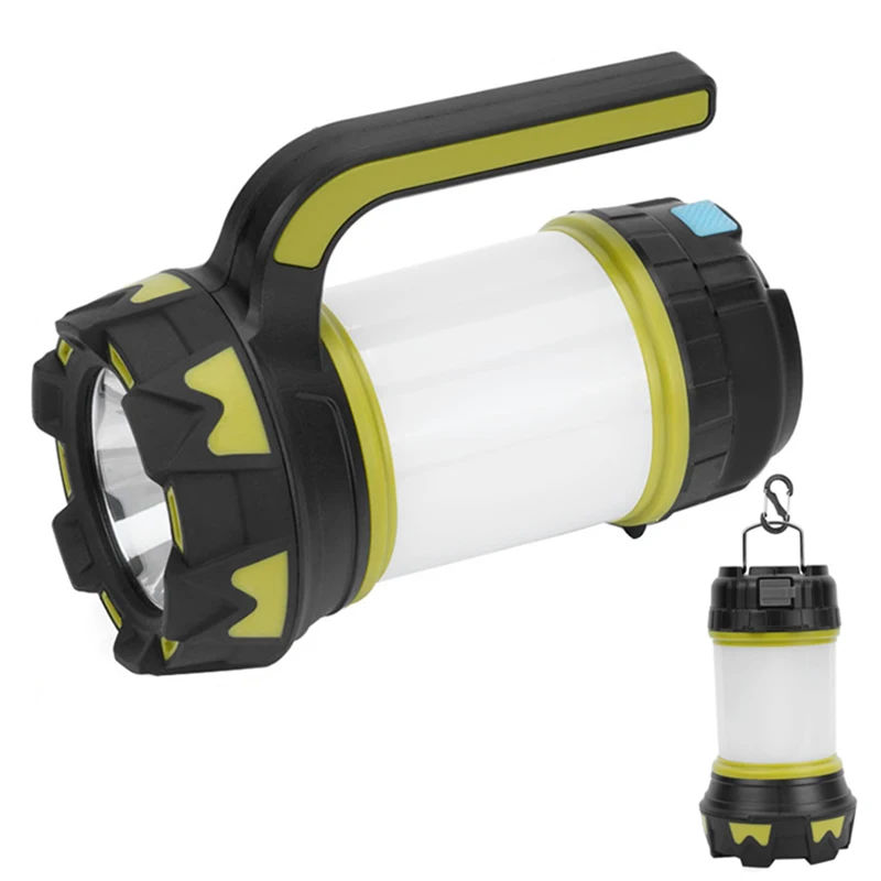

Rechargeable LED Camping Lantern 6 Modes Bright Handheld Large Flashlight Waterproof Searchlight For Camping Hiking Emergency