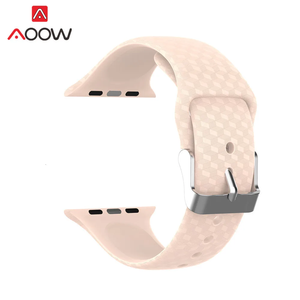 Цветной силиконовый ремешок для часов iWatch Apple Watch 1 2 3 4 40 мм 44 мм 38 мм 42 мм для мужчин и женщин спортивный ремешок для мужчин