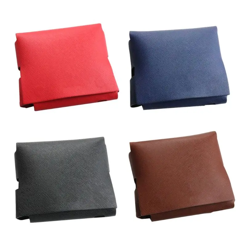 Чехол книжка с перекрестным узором в кожаном футляре мини Портативная сумка для