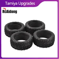 4pcs 110 rc car part grain rubber wheel tires for traxxas tamiya hpi kyosho hsp rc on road drift car upgrade accessories