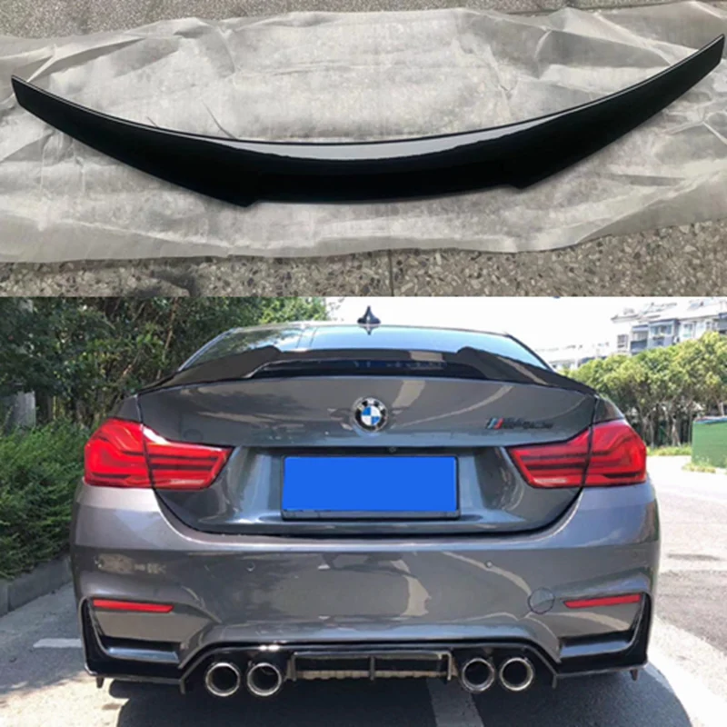 

For BMW F82 M4 Rear Trunk Boot Lip Wing Spoiler F82 M4 2014 2015 2016 M4 Performance Style