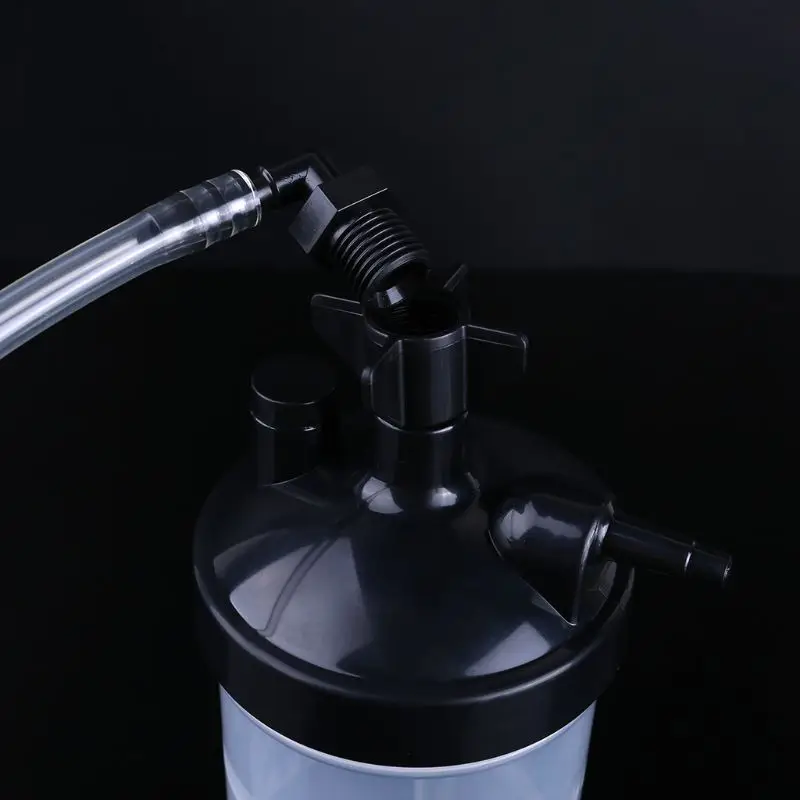 

Oxygen Bubbler Bottle - Humidity Humidifier Water Bottle and Tubing Connector Elbow 12" for Oxygen Concentrator