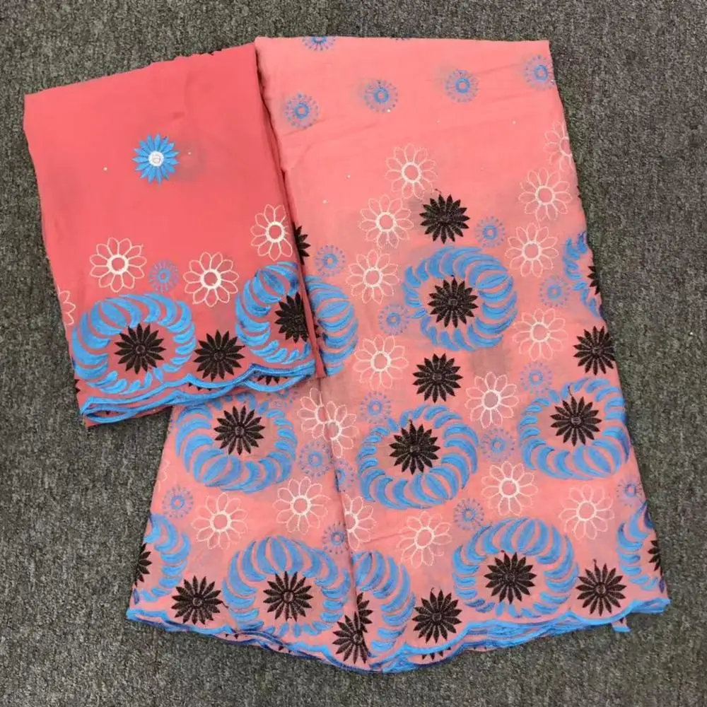 Африканская кружевная ткань высокого качества хлопковое кружево для женщин 100%