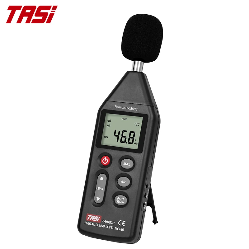 Ручной цифровой измеритель уровня звука TA8152B шумомер USB-счетчик данных 40-130 дБ