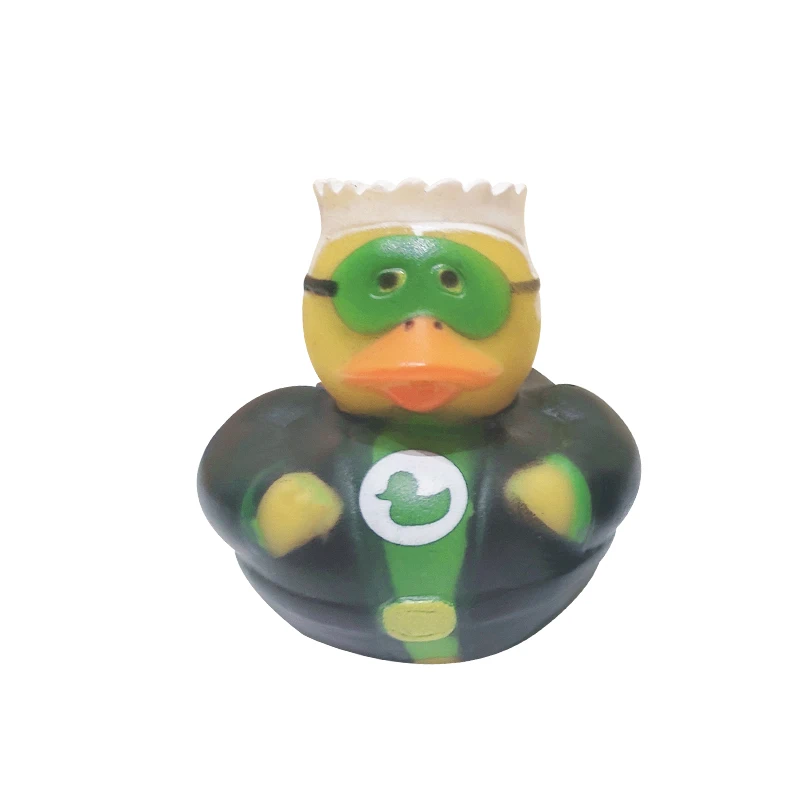 1 шт. новые детские игрушки для купания в душе резиновые утки серии Super Hero