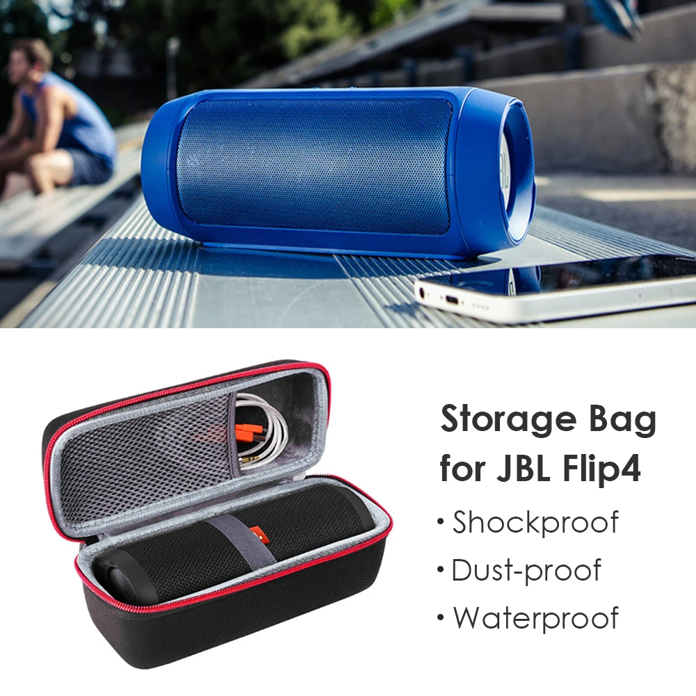 Ударопрочный водонепроницаемый Дорожный Чехол для JBL Flip 4 Speaker Hard Shell портативный