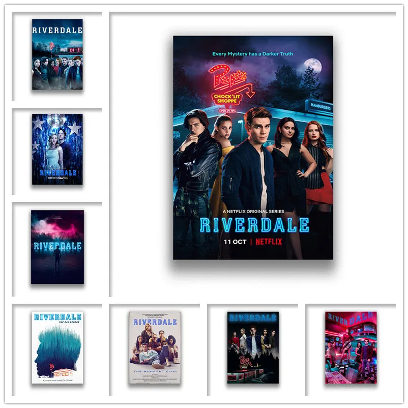 ТВ серия ривердейл плакат четкое изображение наклейки на стену украшение для