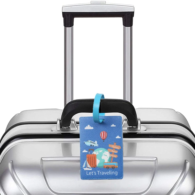 Чехол для багажа с именной биркой этикетки удостоверения личности дорожная
