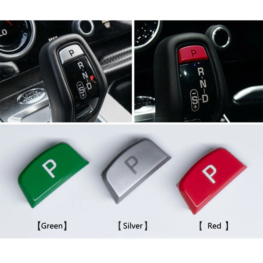 Автомобильный рычаг переключения передач хромированная P крышка кнопки Кнопка