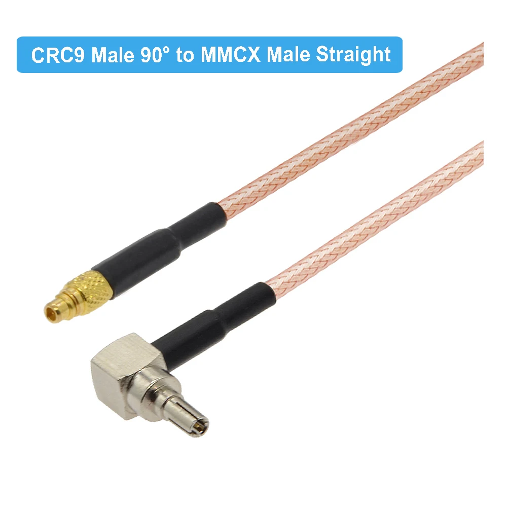 10 шт. CRC9 мужской правый угол к MMCX Женский Разъем RG316 RF коаксиальный кабель К Pigtail 3G