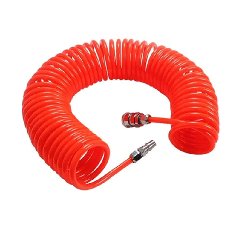 

3M/6M/9M/12M/15M Pneumatic Polyurethane PU Air Compressor Hose Tube 6*4mm 8*5mm 10*6.5 12*8mm Telescopic Spring Spiral Pipe Tool