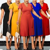 elegant black mesh long sleeve dress spring 2021 2xl plus size office dresses for women ladies tunic work wear clothes midi