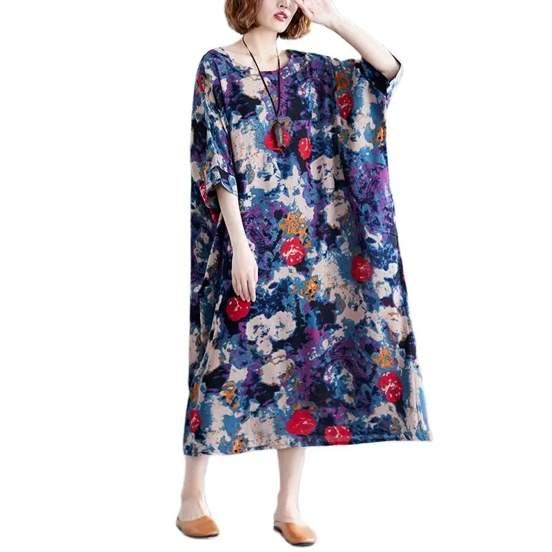 ARCSINX платья большого размера для женщин 4XL 5XL 6XL повседневное женское платье с