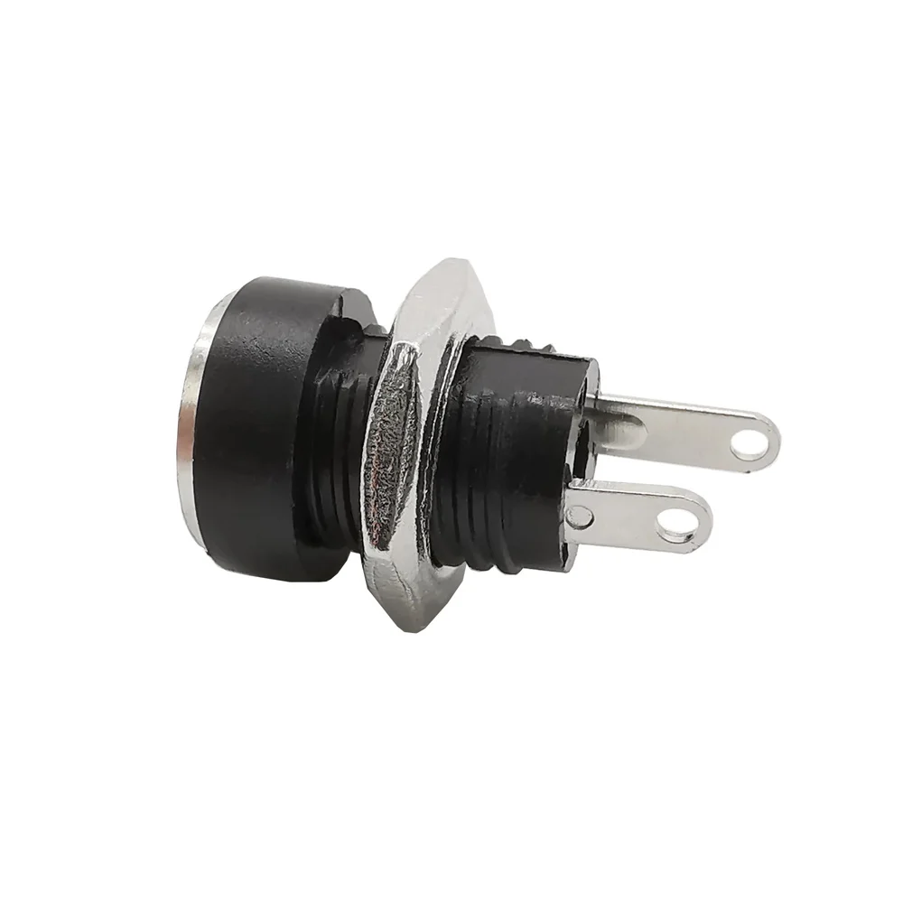DC-022B 5.5x2.1mm DC Power Supply Female Jack Wire Connector 5.5*2.1mm Socket Panel Mount Charging 2 legs Terminal Adapter | Обустройство