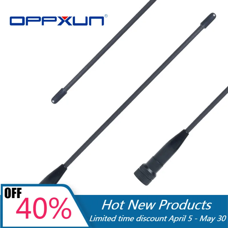 2021 Горячая OPPXUN 669C со SMA Мужской гибкая антенна VHF/UHF Dual Band двухстороннее радио