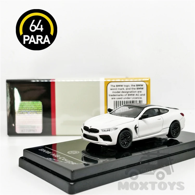 

PARA 1:64 M8 Coupe Doning grey/ Alpine white Diecast Model Car