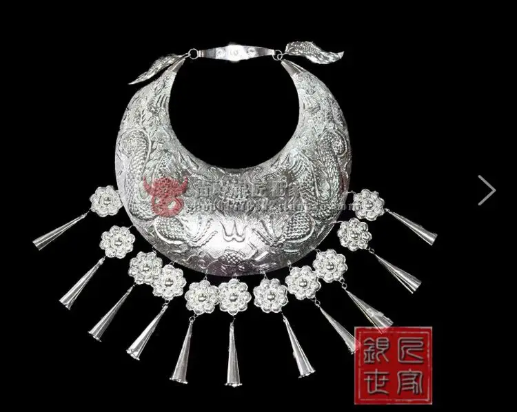 Несколько дизайнов ожерелье Kong Que Ling костюм Мяо серебряные аксессуары для волос костюм шляпа Мяо шляпа и Мяо серебряный воротник ожерелье