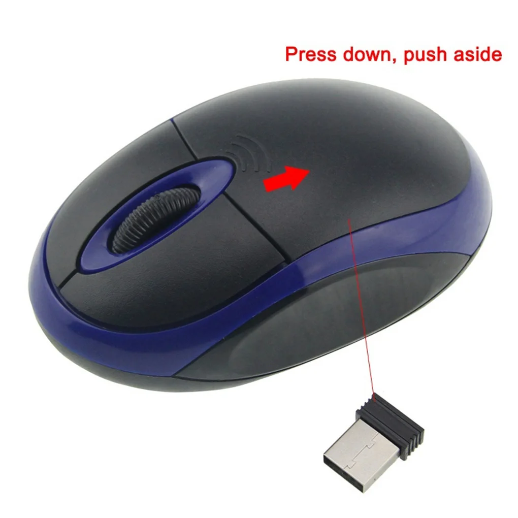 2.4G Colorful Wireless Mouse Mini Cordless Optical Mice Office Computer PC Laptop | Компьютеры и офис