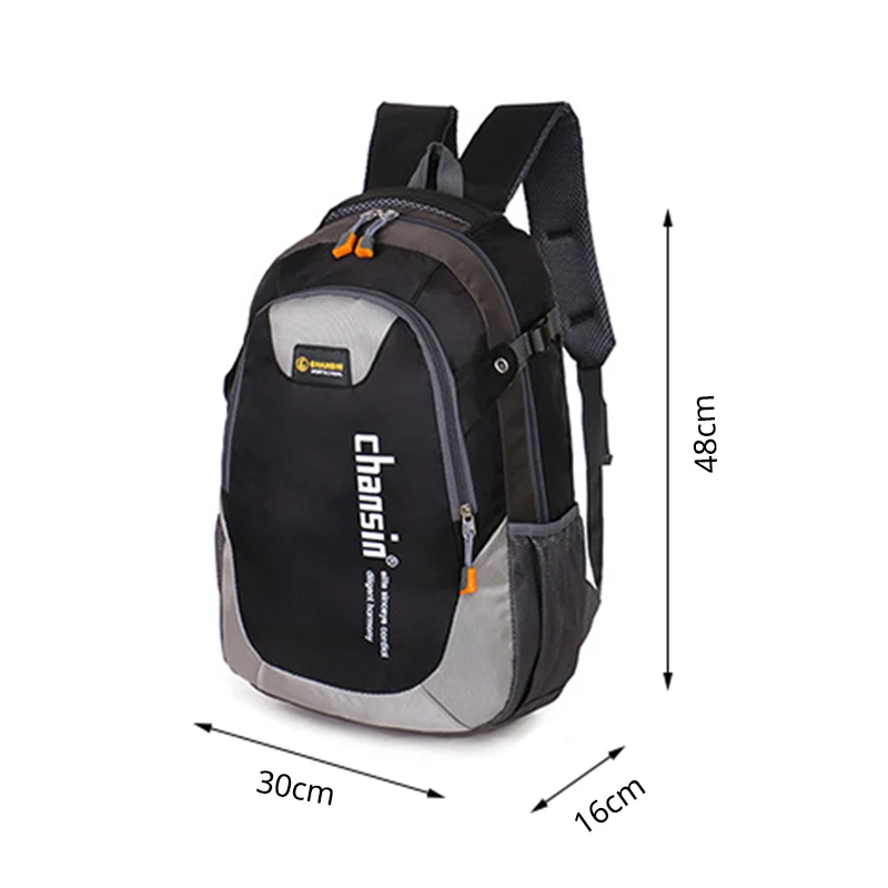 Мужской рюкзак для путешествий вместительный водонепроницаемый нейлоновый