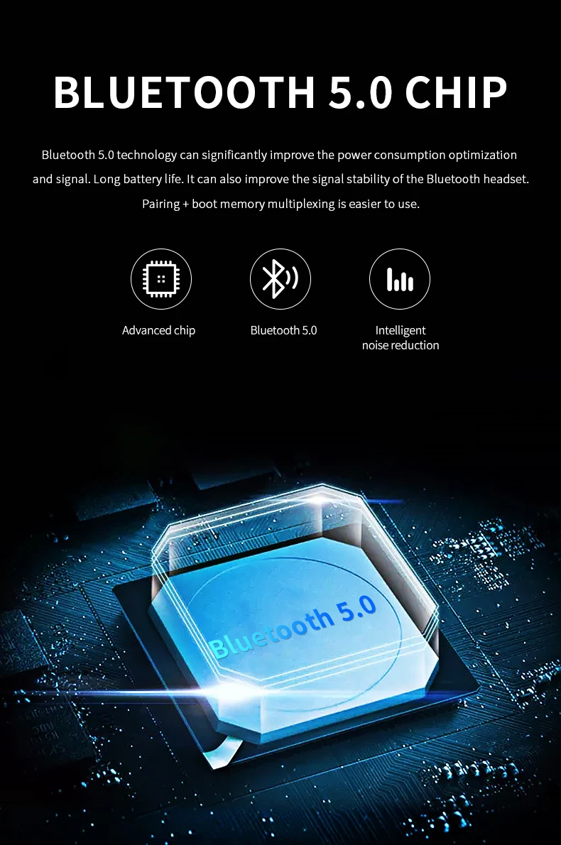 HBQ Touch Bluetooth V5.0 наушники портативные TWS беспроводные мини наушники 3D стерео гарнитура 3500 мАч как внешний аккумулятор с светодиодный дисплеем