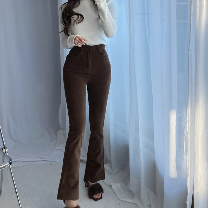

High Waist Women Clothing Wide Leg Denim Clothing Brown Streetwear Vintage Quality 2020 Fashion Mom Jeans pantalon pour femme