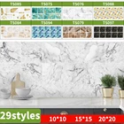 FunlifeБлестящий101520 см мраморнаямозаичная наклейка на плитку, водостойкая ПВХ Наклейка на стену Backsplash для кухни, ванной, домашний декор