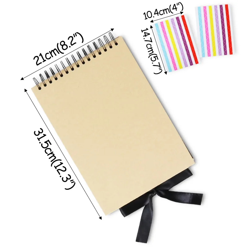 20 страниц DIY Фотоальбом для влюбленных на день рождения свадьбу подарки Святого