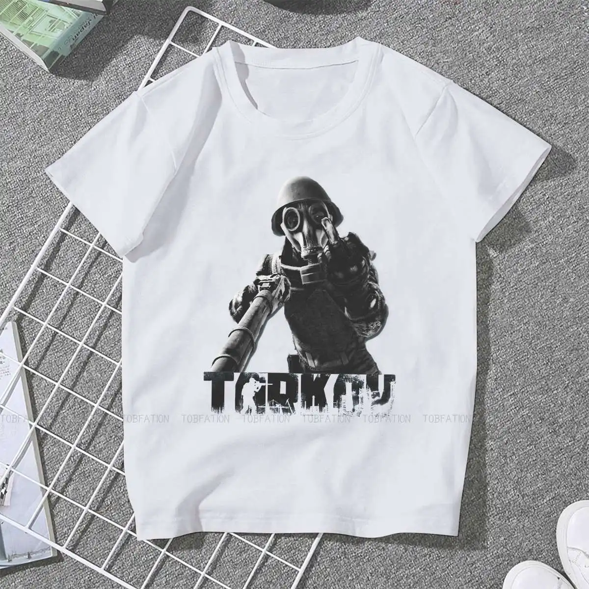 

This is for you Essential Female Shirts Escape From Tarkov Game Loose Vintage Women Top Harajuku Casual Feminine Blusas