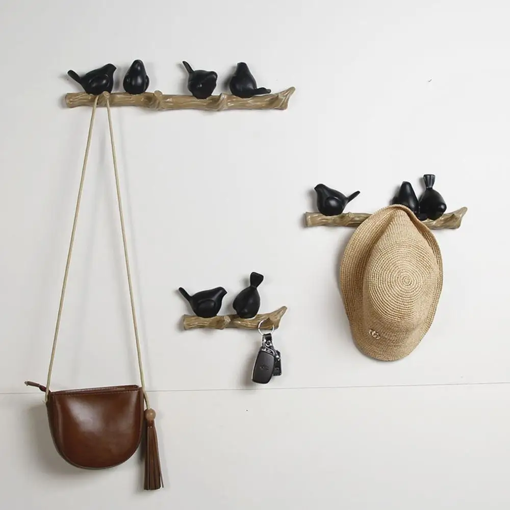 Новинка Настенный декор аксессуары для дома вешалка гостиной в виде птицы из