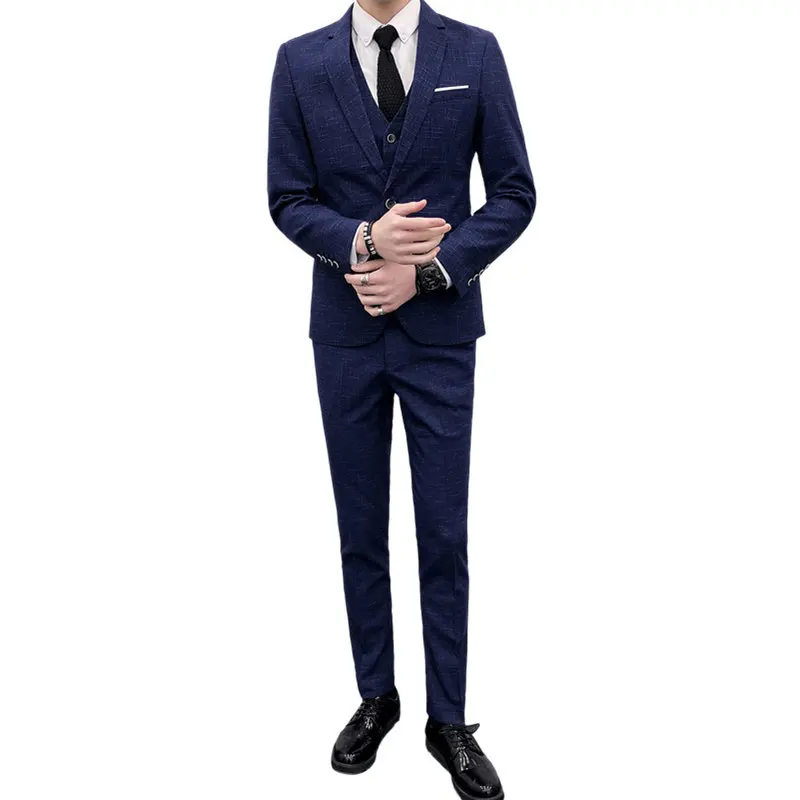 

Married men three-piece business vocational college students cultivate one's morality leisure suit