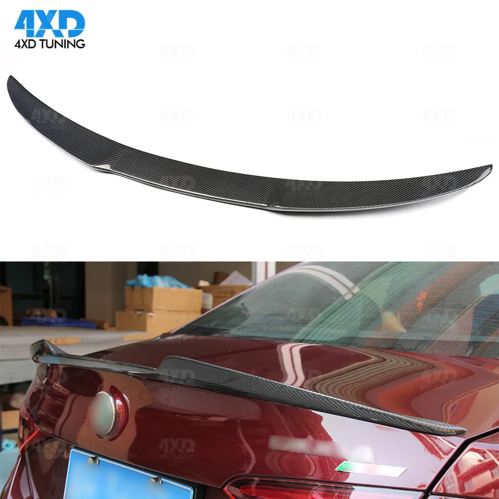 Спойлер для багажника из углеродного волокна Alfa Romeo Giulia задний спойлер крыло